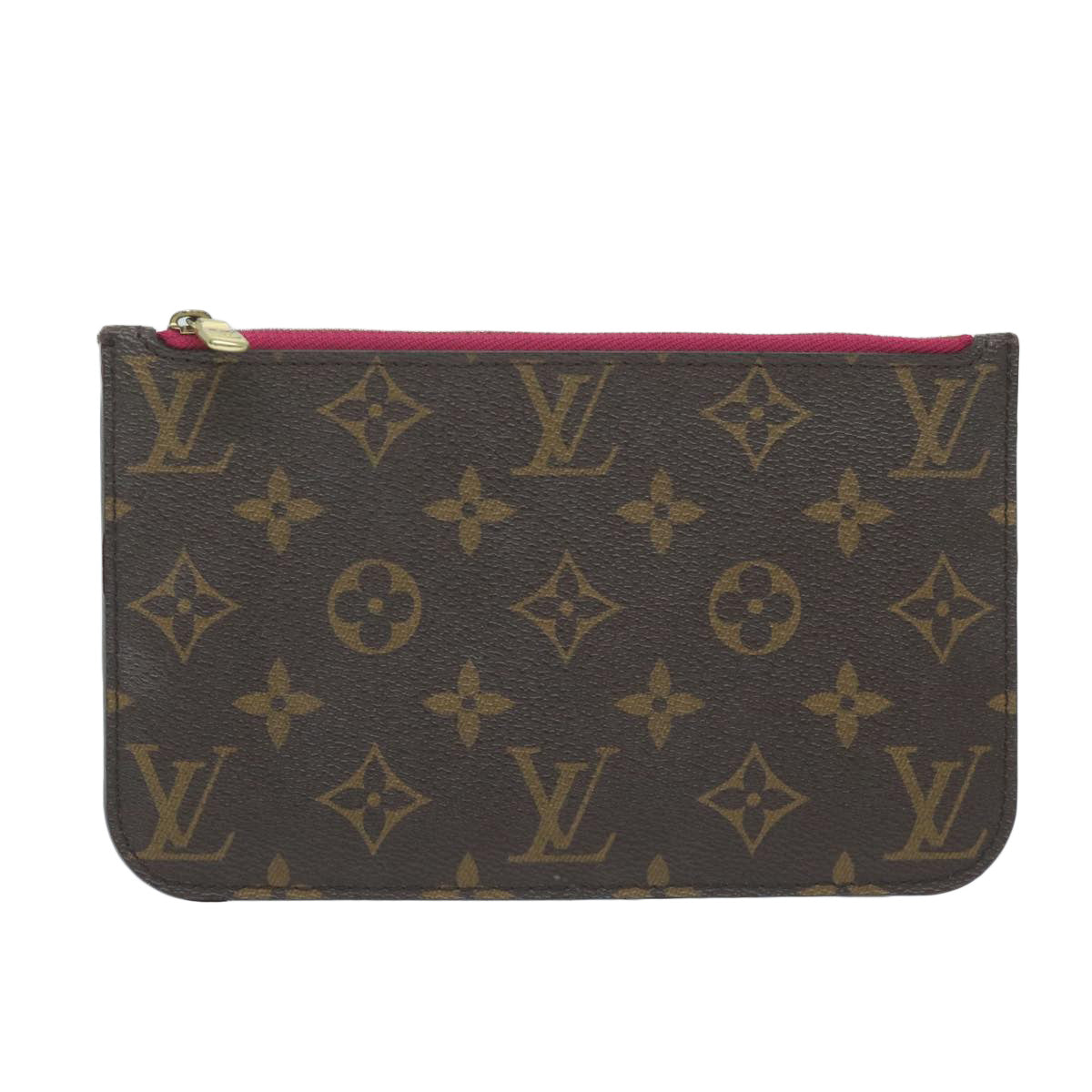 LOUIS VUITTON Monogram Neverfull PM Pouch LV Auth am5578