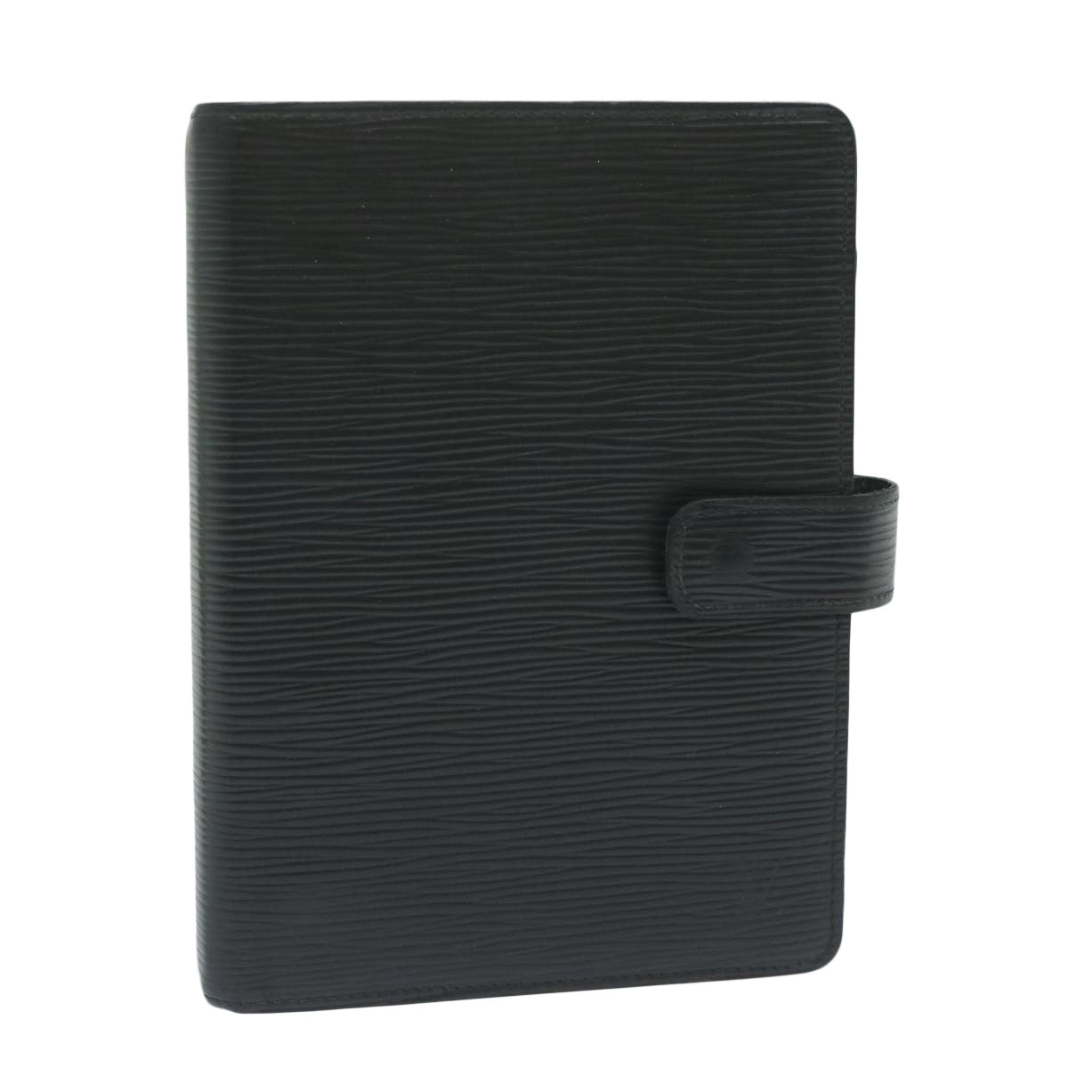 LOUIS VUITTON Epi Agenda MM Day Planner Cover Black R20042 LV Auth am5608