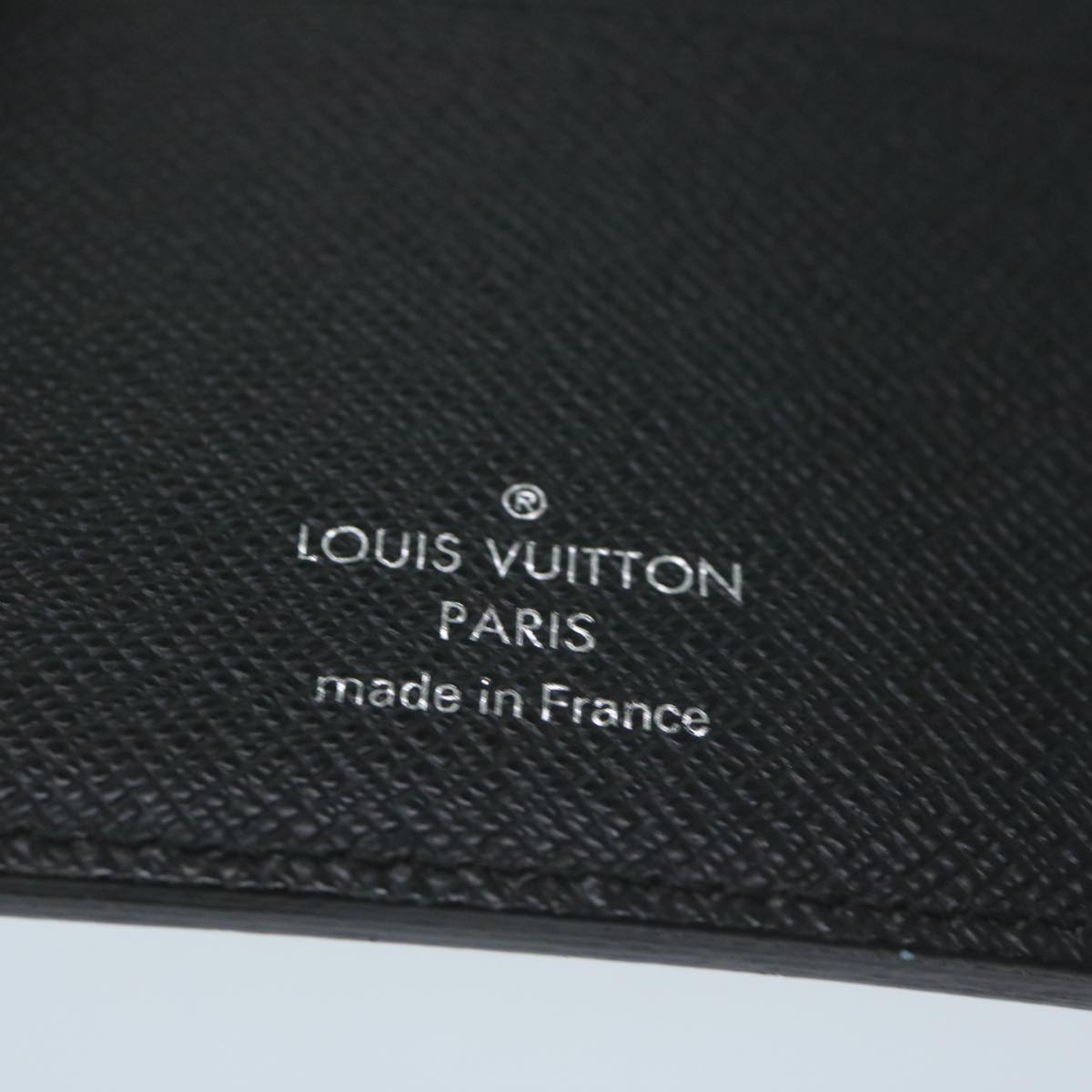 LOUIS VUITTON Epi Agenda MM Day Planner Cover Black R20042 LV Auth am5608