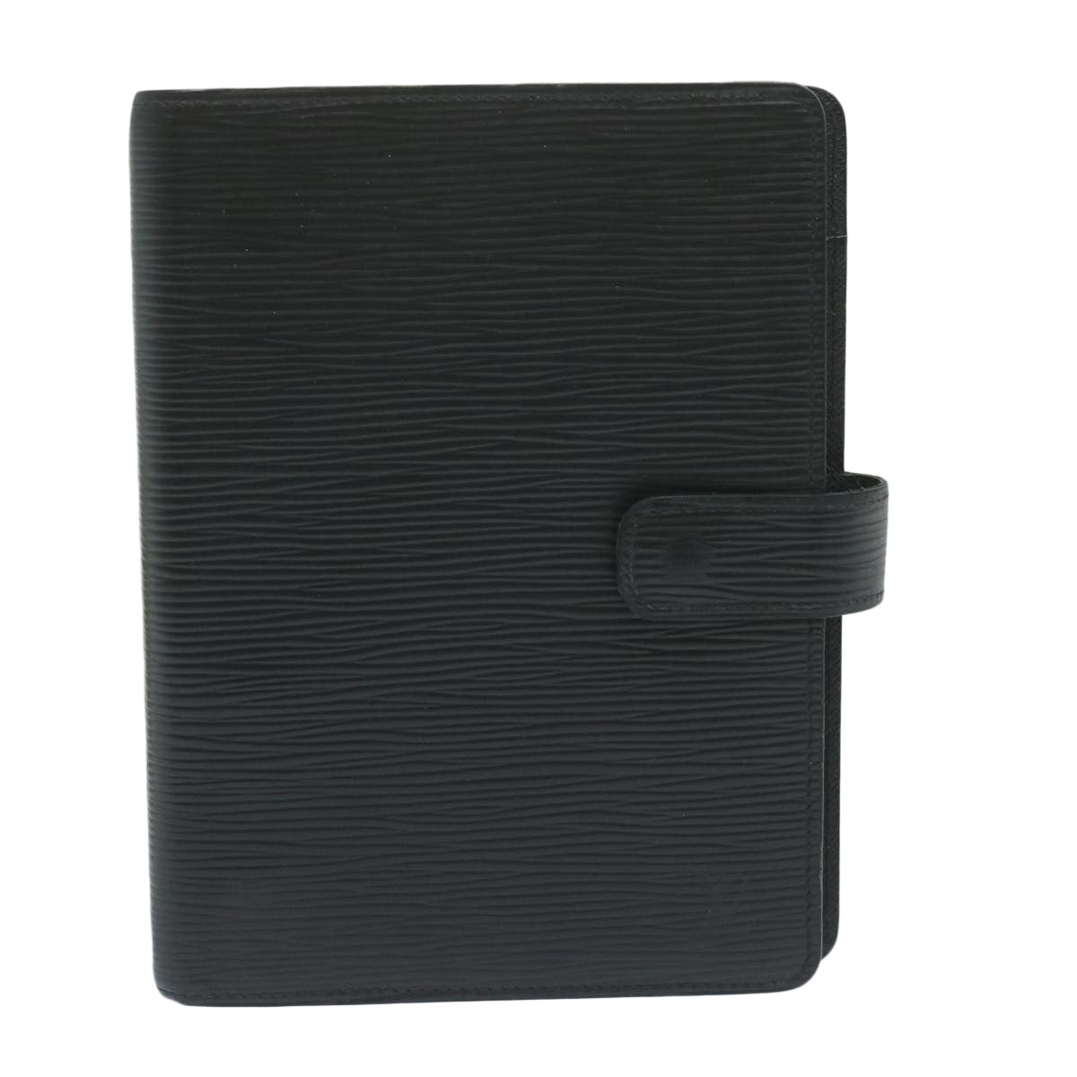 LOUIS VUITTON Epi Agenda MM Day Planner Cover Black R20042 LV Auth am5608