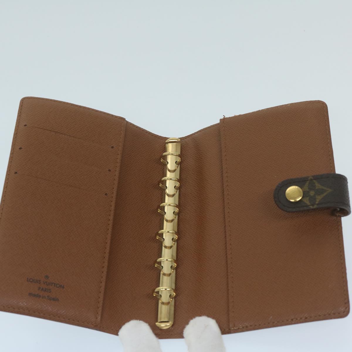 LOUIS VUITTON Monogram Agenda PM Day Planner Cover R20005 LV Auth am5610