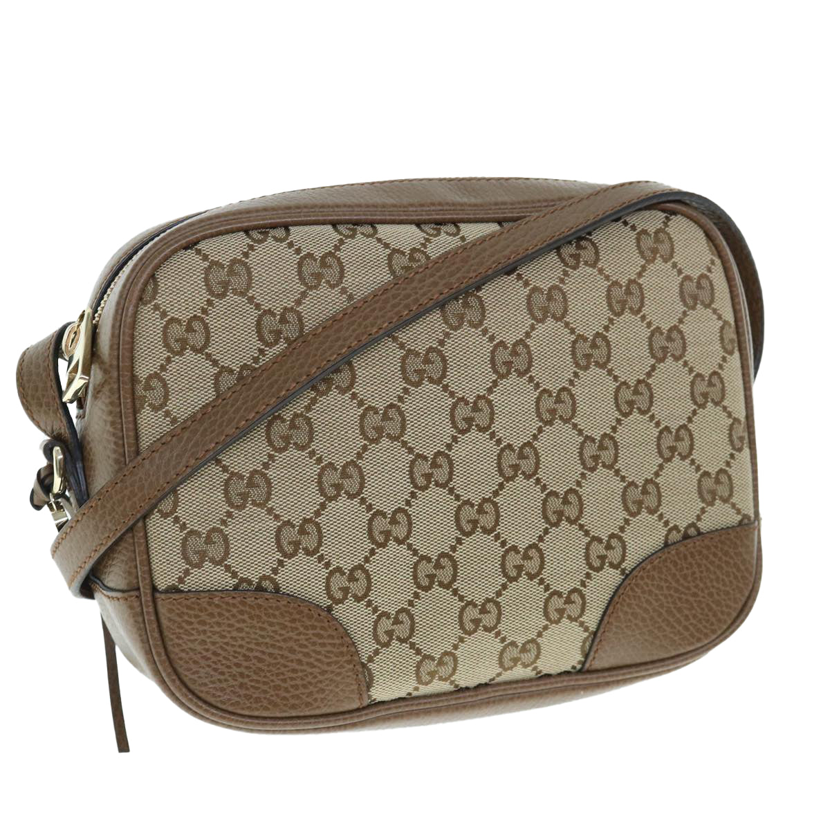 GUCCI GG Canvas Shoulder Bag Outlet Beige 449413 Auth am5624