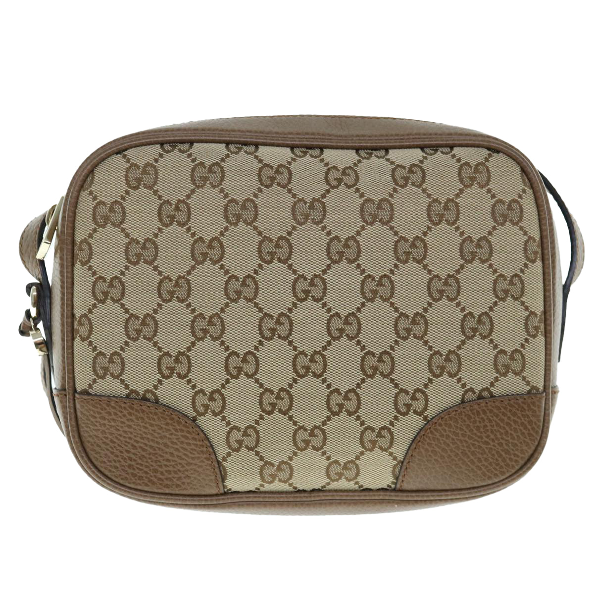 GUCCI GG Canvas Shoulder Bag Outlet Beige 449413 Auth am5624