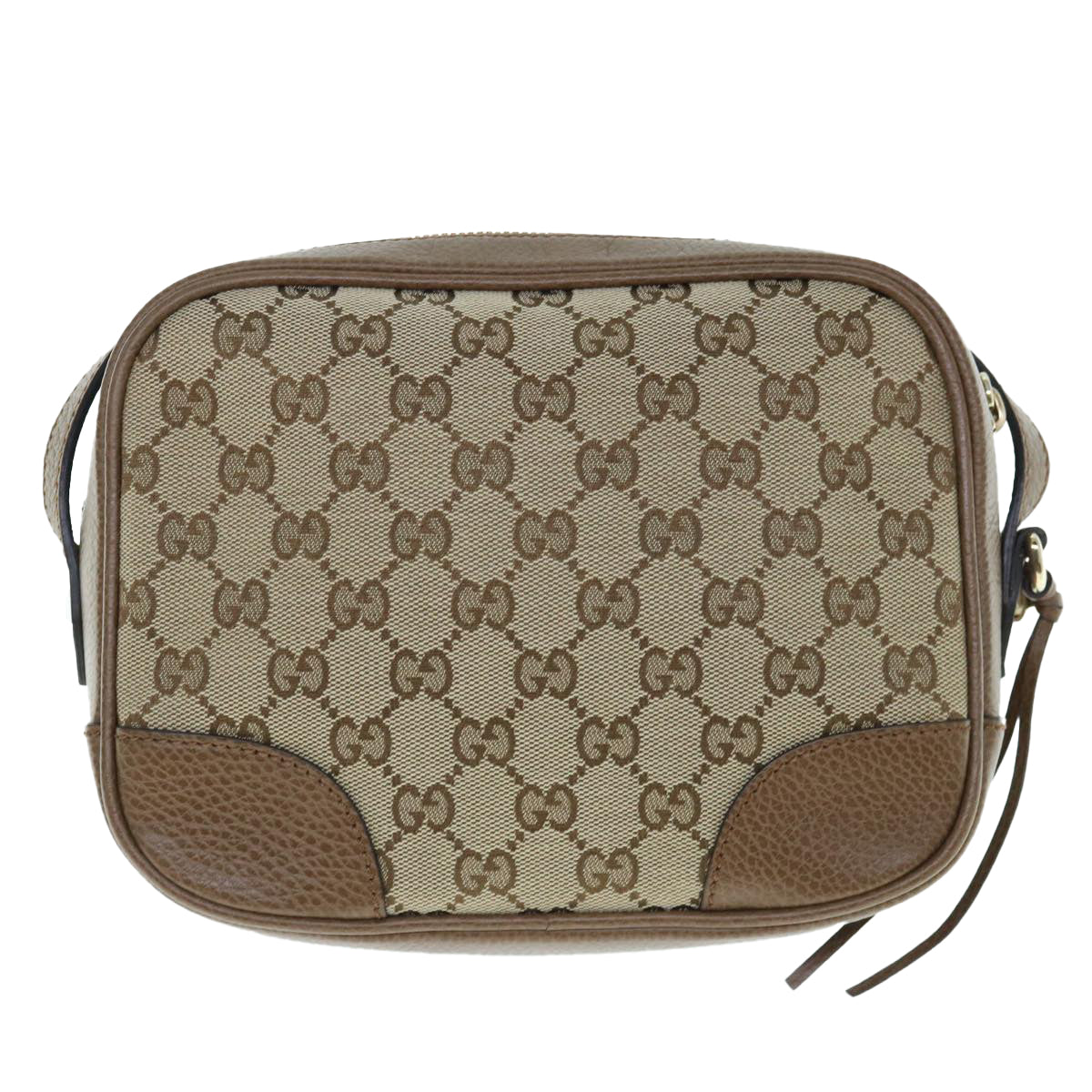 GUCCI GG Canvas Shoulder Bag Outlet Beige 449413 Auth am5624