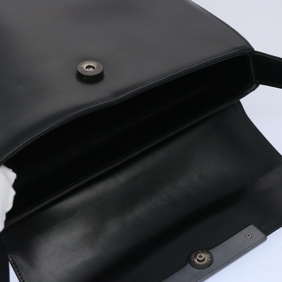 GIVENCHY Shoulder Bag Leather Black Auth am5639