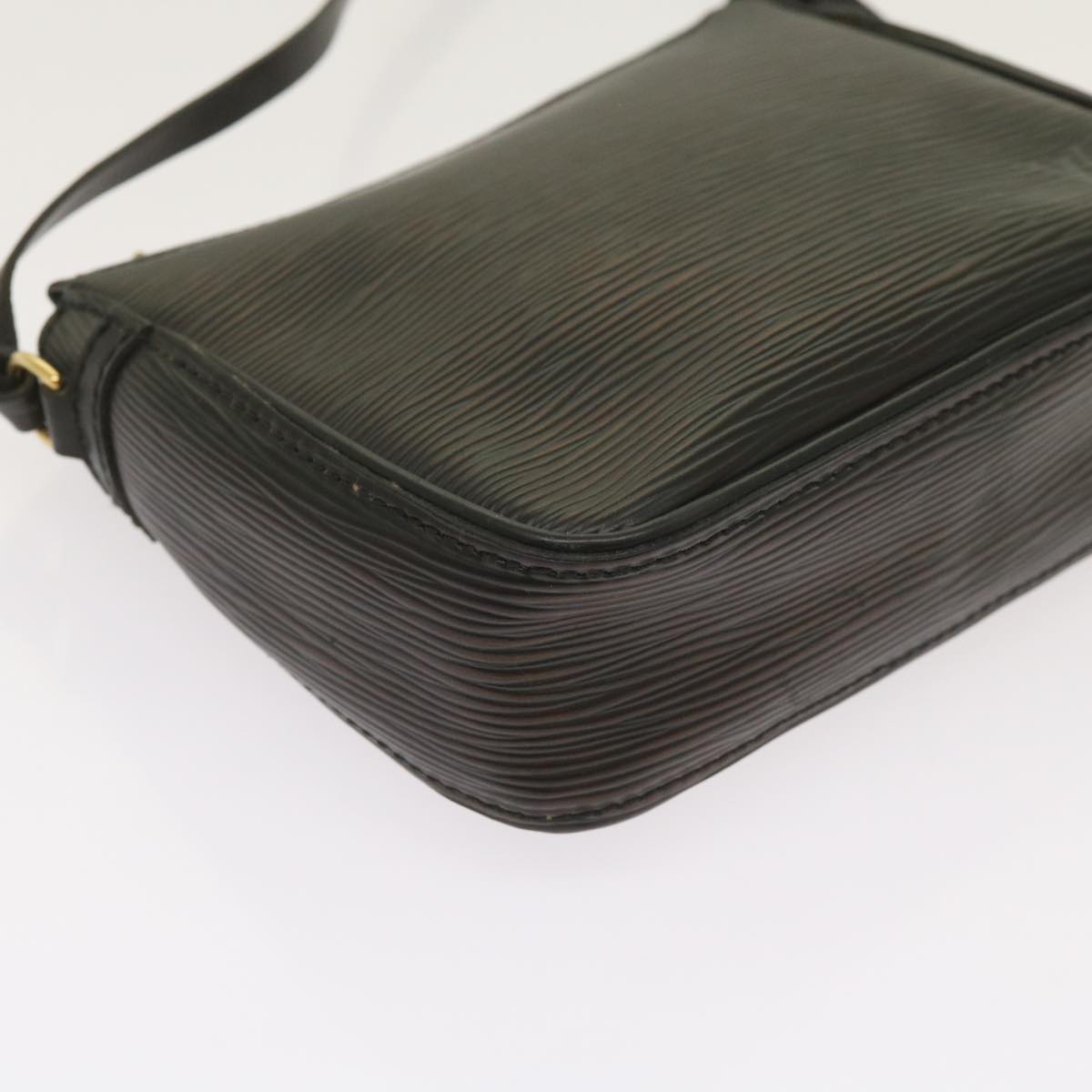 LOUIS VUITTON Epi Trousse Makeup Pouch SPO Black LV Auth am5671SAV