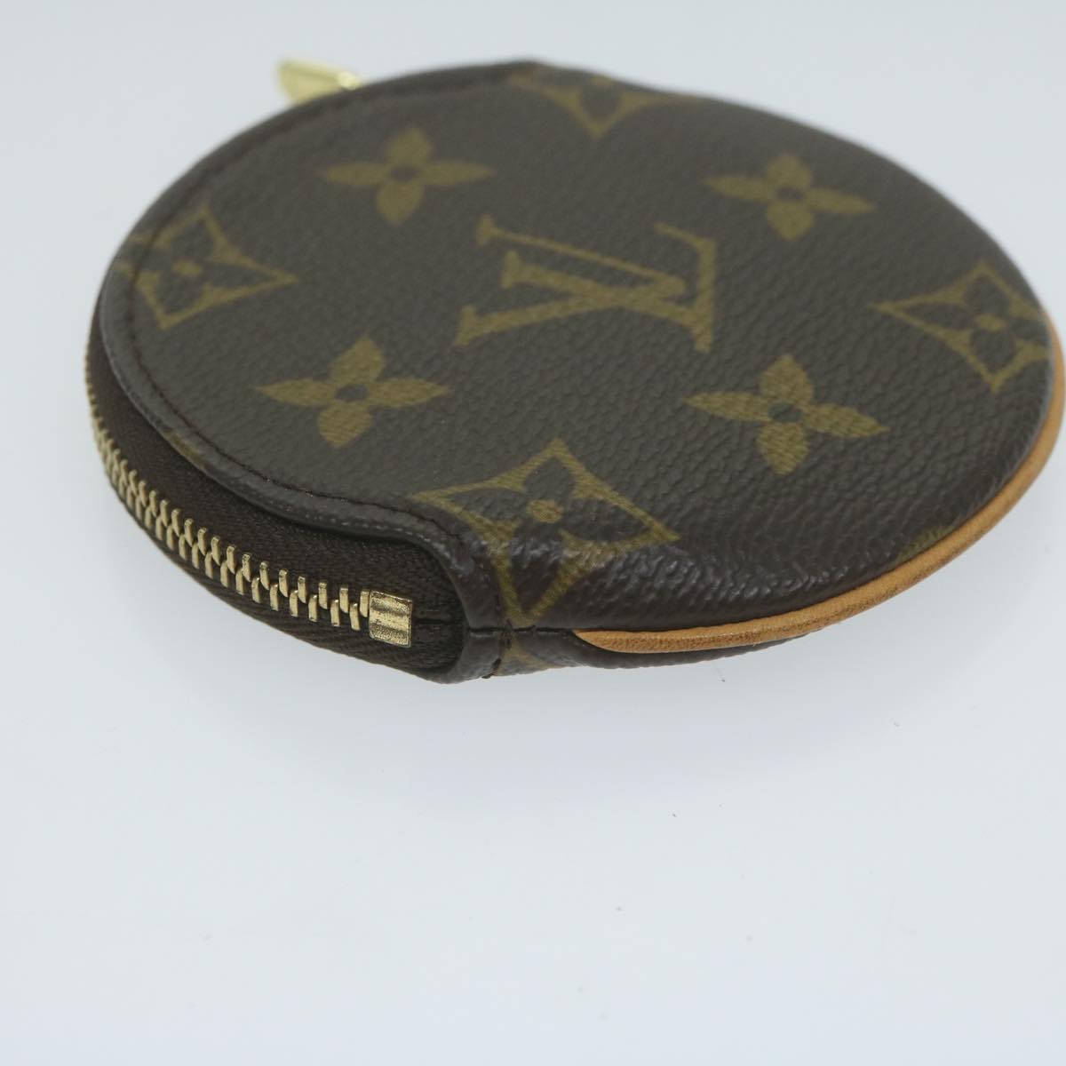 LOUIS VUITTON Monogram Porte Monnaie Rond Coin Purse M61926 LV Auth am5673