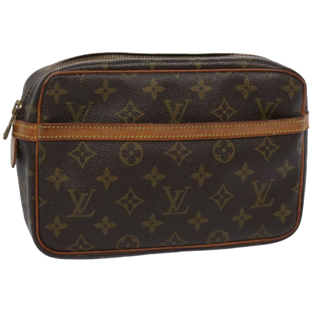 LOUIS VUITTON Monogram Compiegne 23 Clutch Bag M51847 LV Auth am5679