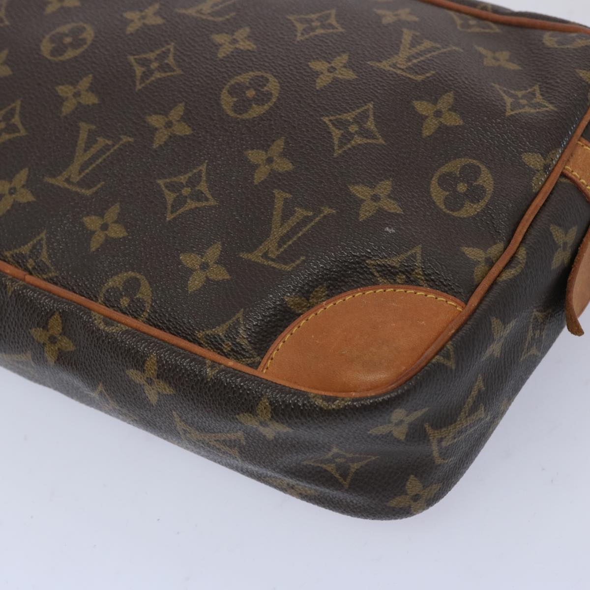 LOUIS VUITTON Monogram Compiegne 28 Clutch Bag M51845 LV Auth am5680