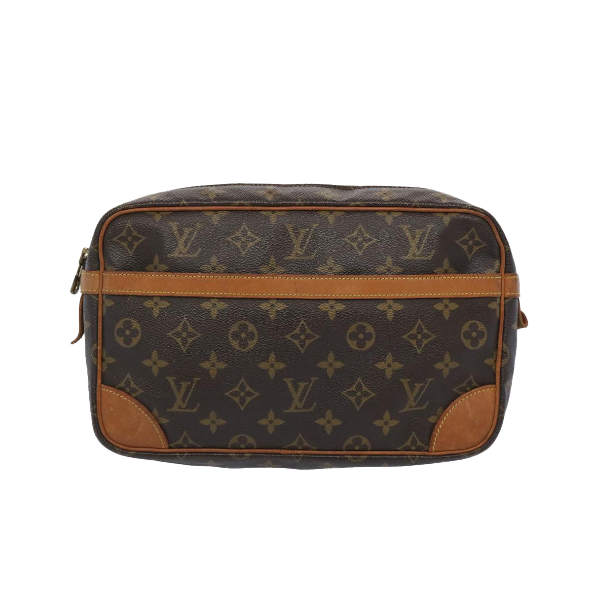 LOUIS VUITTON Monogram Compiegne 28 Clutch Bag M51845 LV Auth am5680