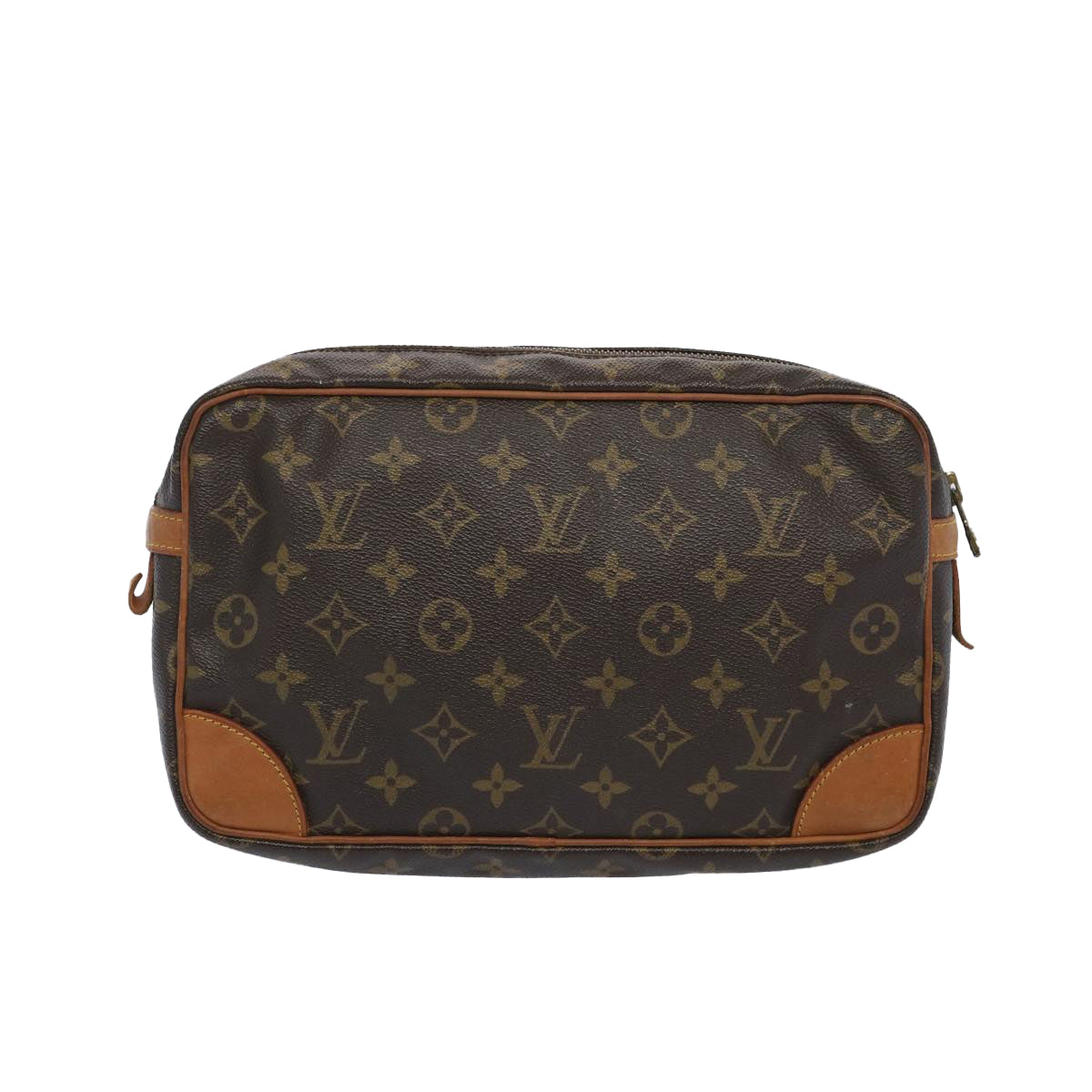 LOUIS VUITTON Monogram Compiegne 28 Clutch Bag M51845 LV Auth am5680