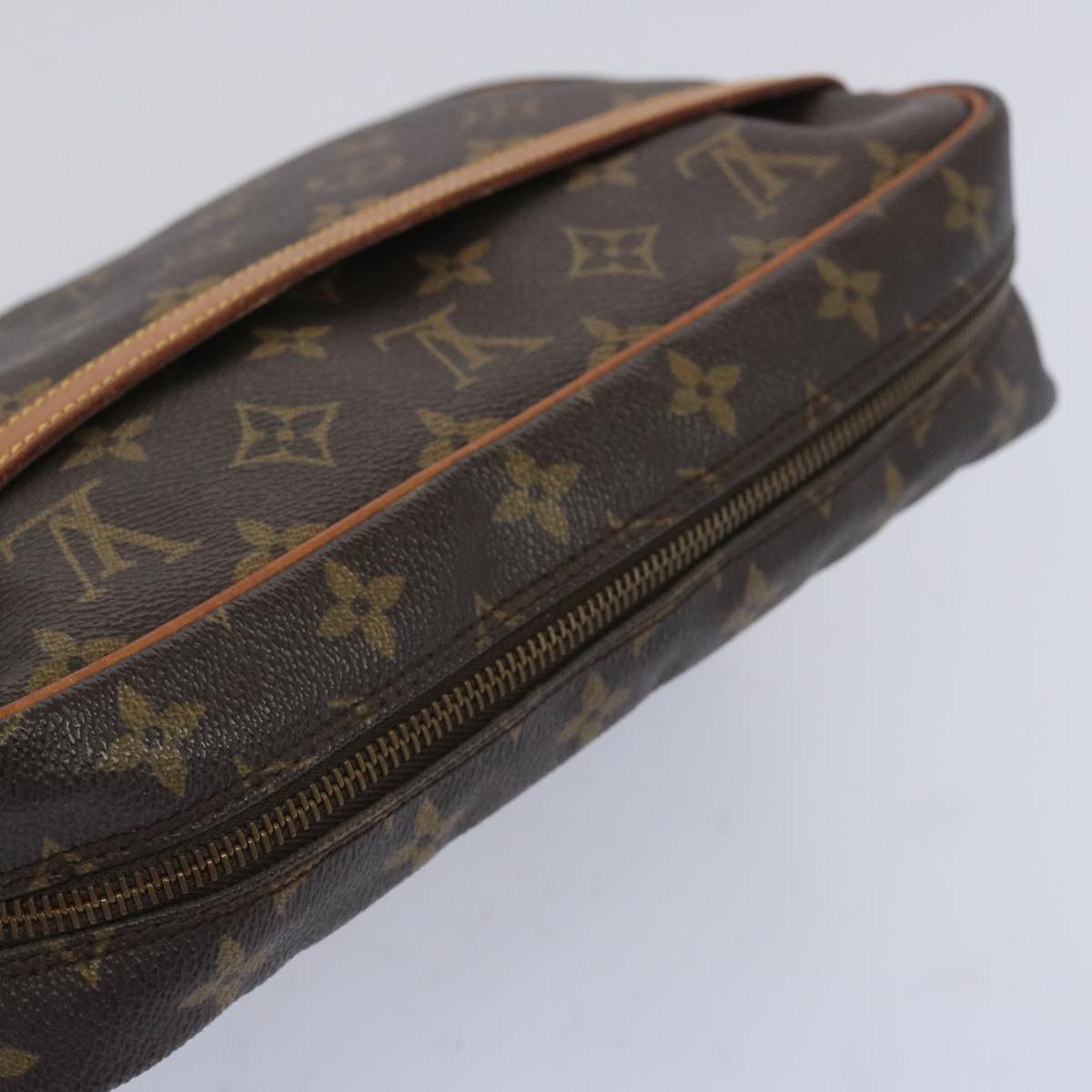 LOUIS VUITTON Monogram Compiegne 28 Clutch Bag M51845 LV Auth am5680