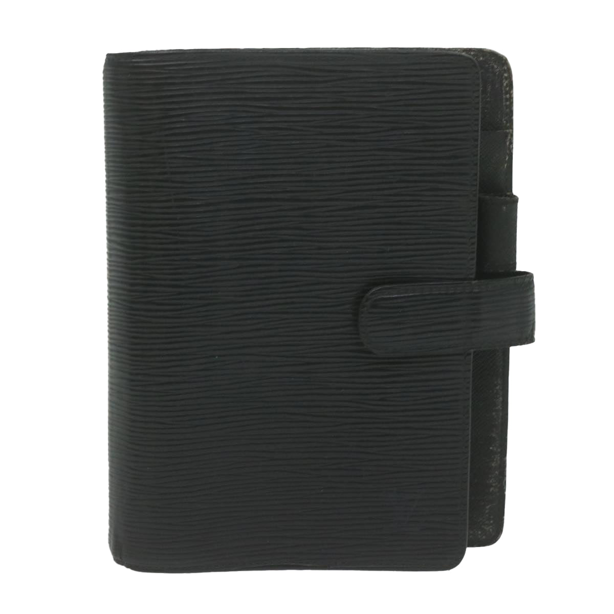 LOUIS VUITTON Epi Agenda MM Day Planner Cover Black R20042 LV Auth am5700