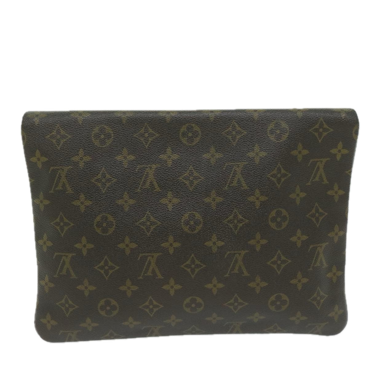 LOUIS VUITTON Monogram Pochette Priant Clutch Bag M51805 LV Auth am5733