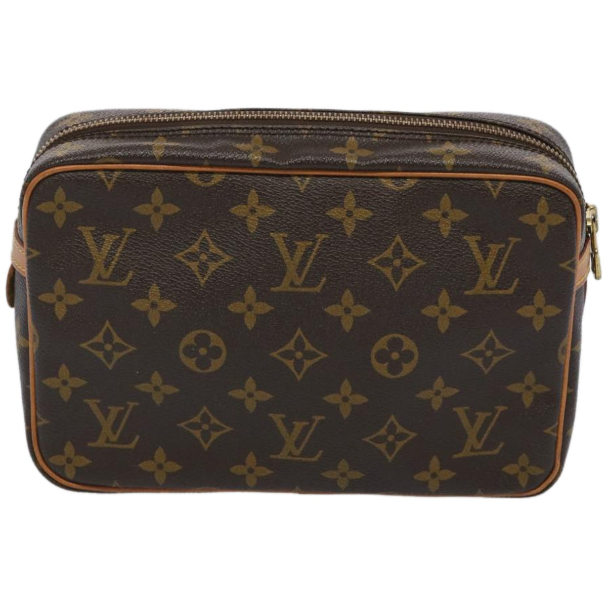 LOUIS VUITTON Monogram Compiegne 23 Clutch Bag M51847 LV Auth am5734