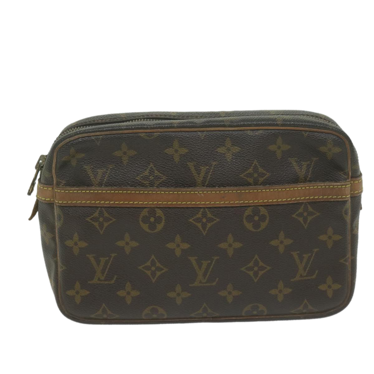 LOUIS VUITTON Monogram Compiegne 23 Clutch Bag M51847 LV Auth am5735