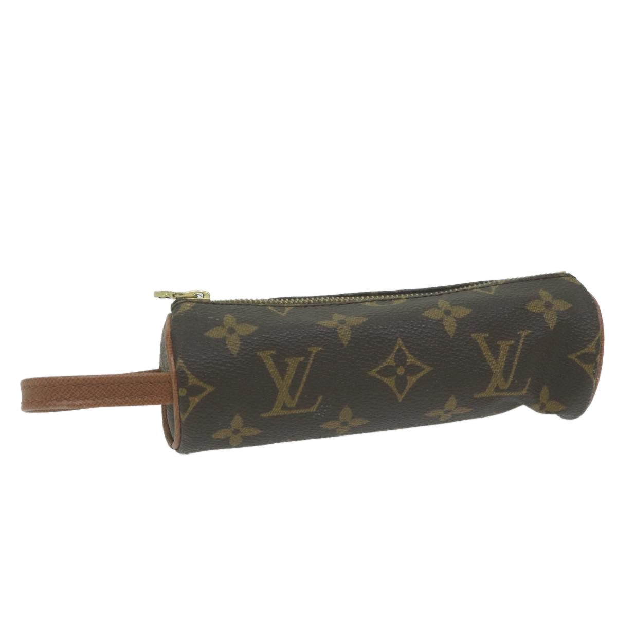 LOUIS VUITTON Monogram Etui 3 Ball de Golf Pouch M58249 LV Auth am5737