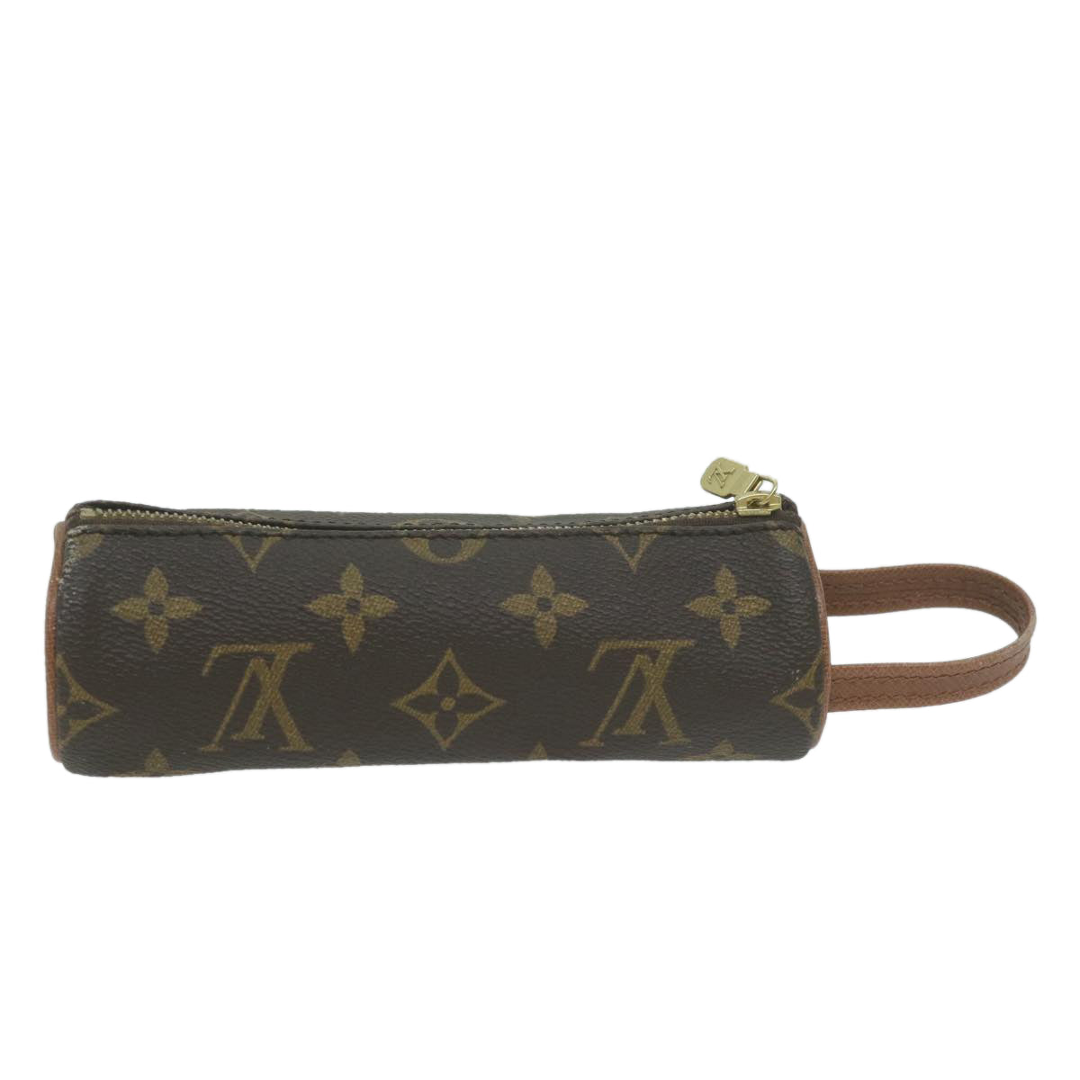 LOUIS VUITTON Monogram Etui 3 Ball de Golf Pouch M58249 LV Auth am5737