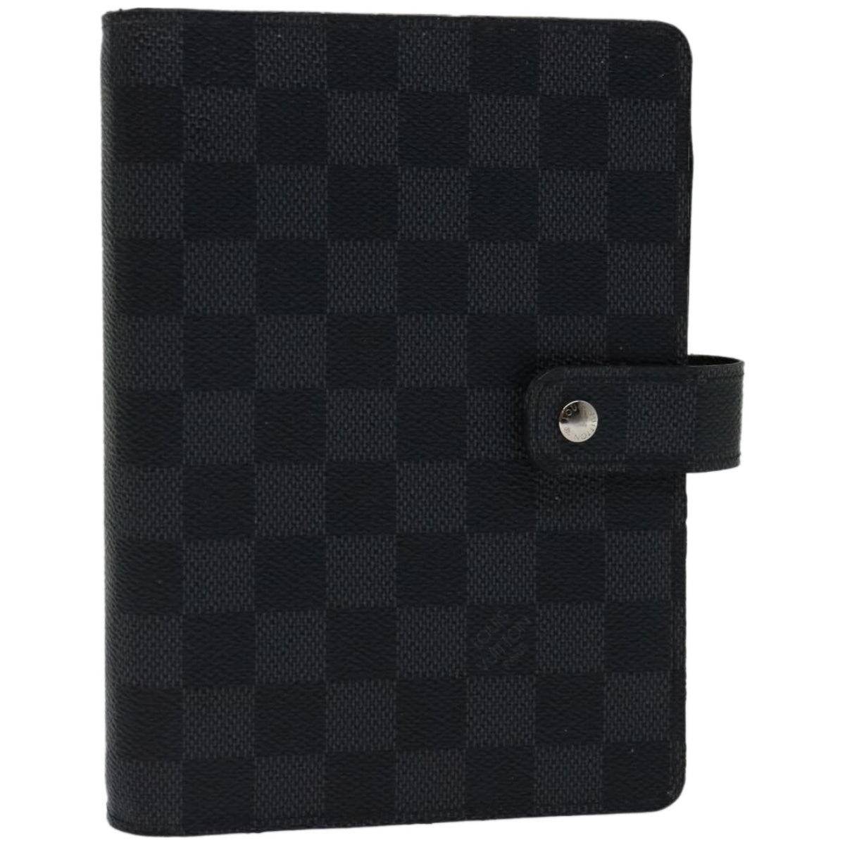 LOUIS VUITTON Damier Graphite Agenda MM Day Planner Cover R20242 LV Auth am5792