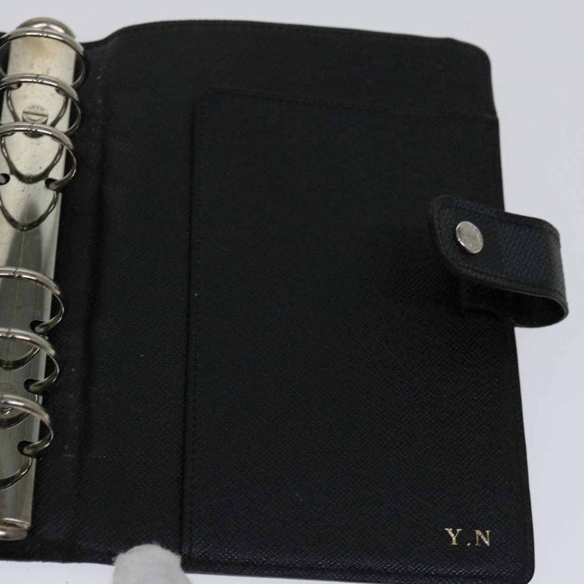 LOUIS VUITTON Damier Graphite Agenda MM Day Planner Cover R20242 LV Auth am5792