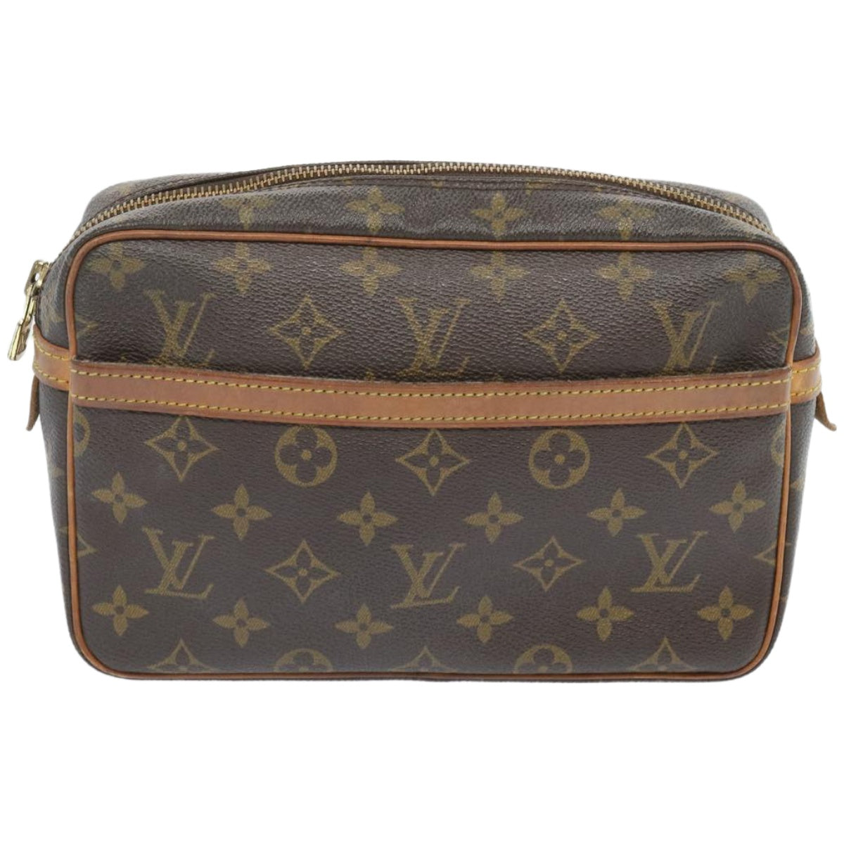 LOUIS VUITTON Monogram Compiegne 23 Clutch Bag M51847 LV Auth am5794