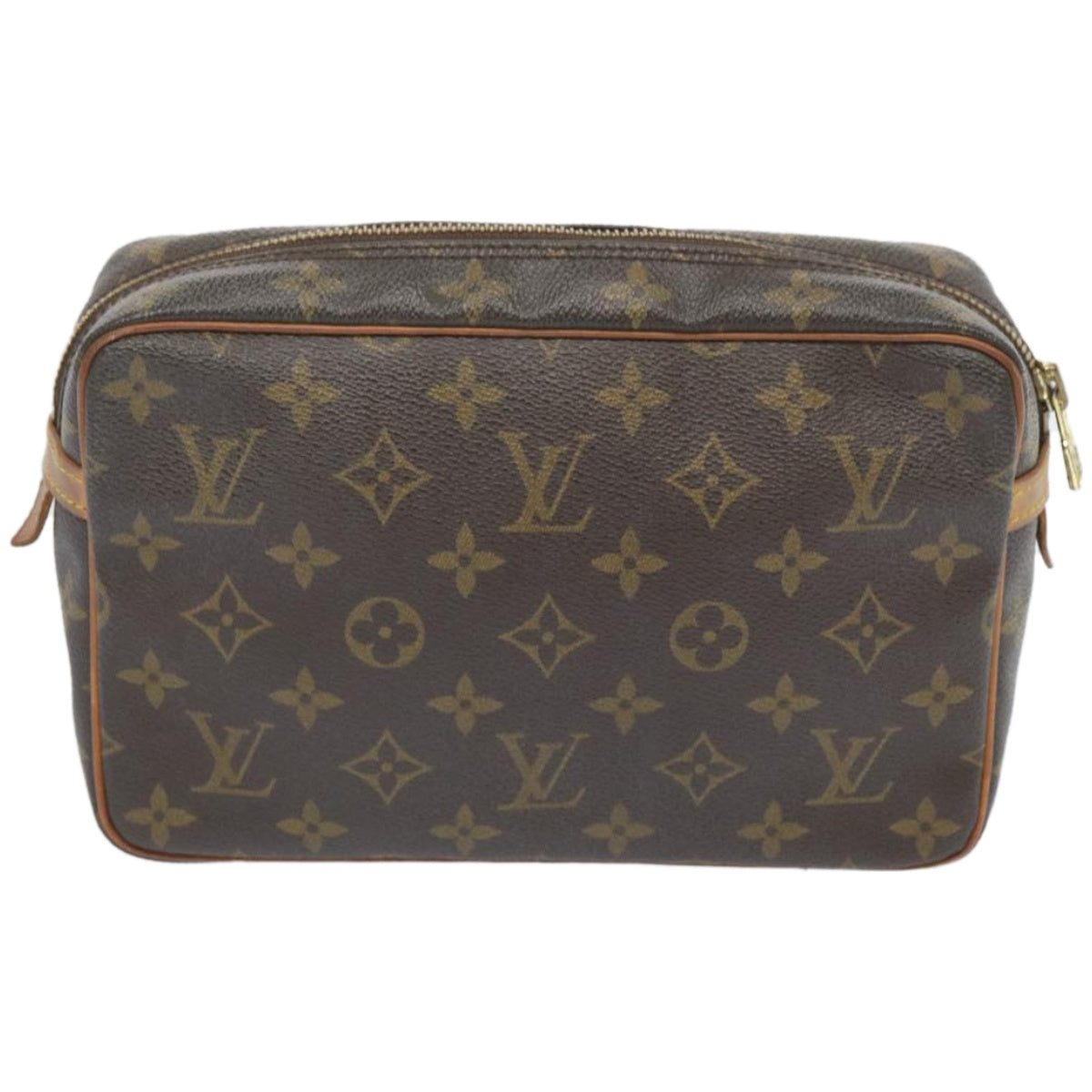 LOUIS VUITTON Monogram Compiegne 23 Clutch Bag M51847 LV Auth am5794