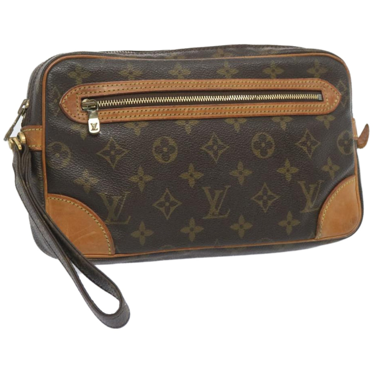 LOUIS VUITTON Monogram Marly Dragonne GM Clutch Bag M51825 LV Auth am5801