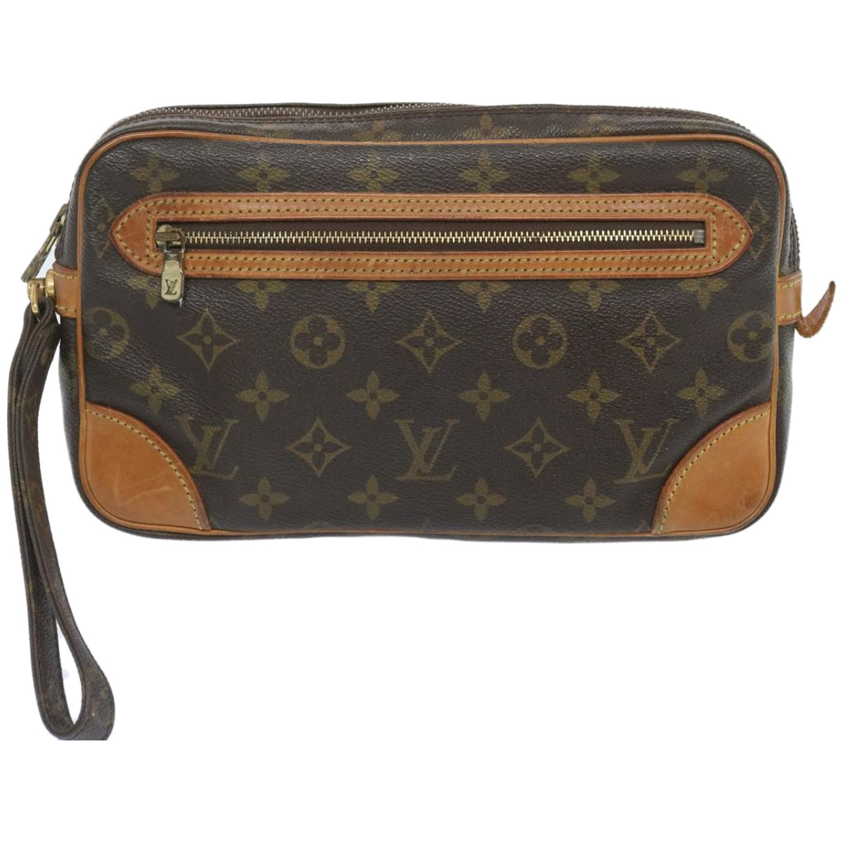 LOUIS VUITTON Monogram Marly Dragonne GM Clutch Bag M51825 LV Auth am5801