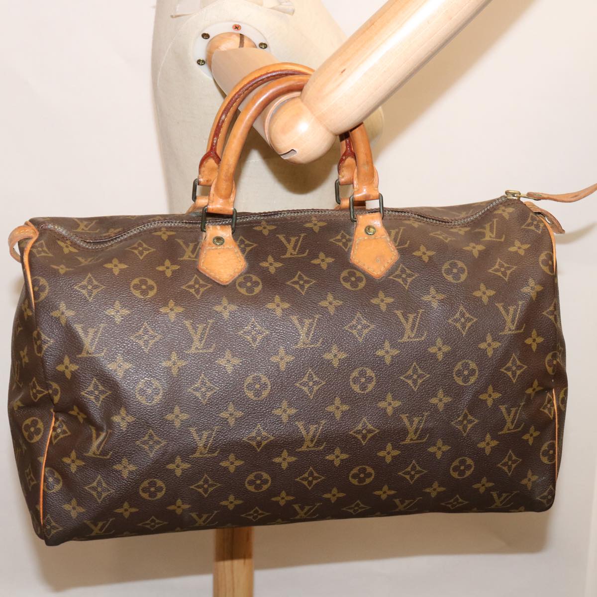 LOUIS VUITTON Monogram Speedy 40 Hand Bag Old model M41522 LV Auth am5807