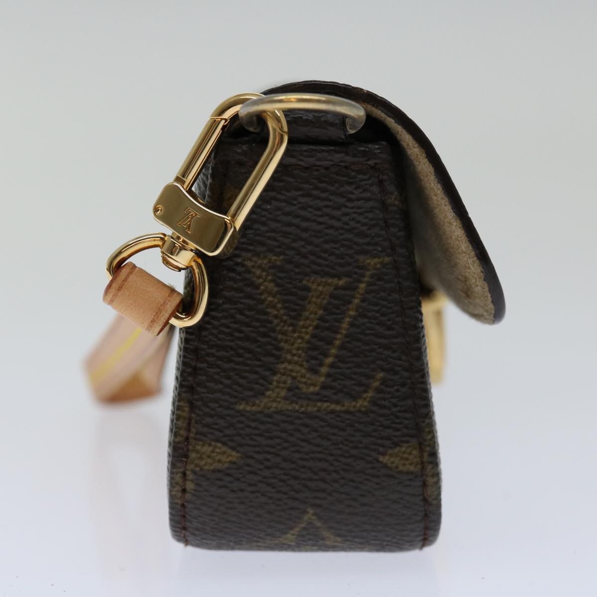 LOUIS VUITTON Monogram Pochette lagoon Glasses Case M60008 LV Auth am5810