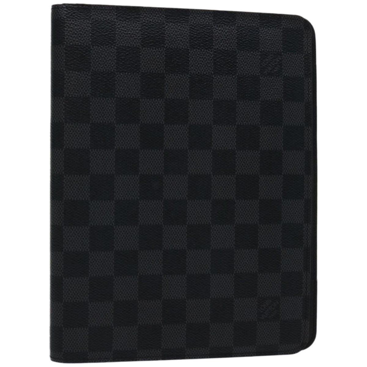 LOUIS VUITTON Damier Graphite Agenda Bureau Note Cover R20974 LV Auth am5826