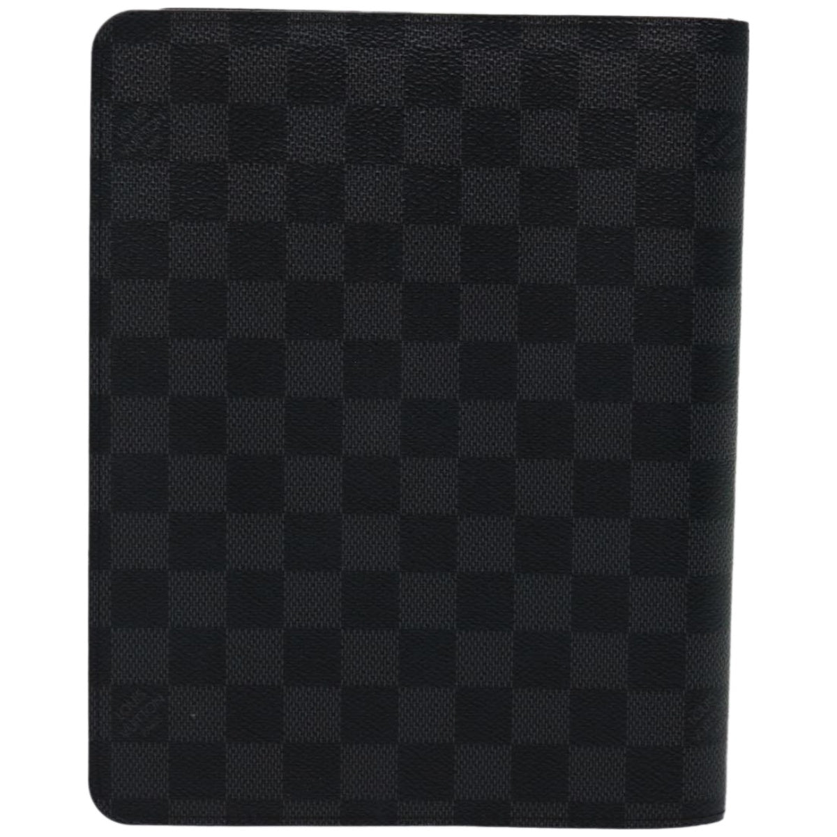 LOUIS VUITTON Damier Graphite Agenda Bureau Note Cover R20974 LV Auth am5826