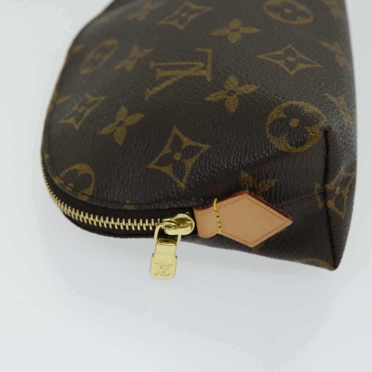 LOUIS VUITTON Monogram Pochette Cosmetic PM Cosmetic Pouch M47515 Auth am5831A