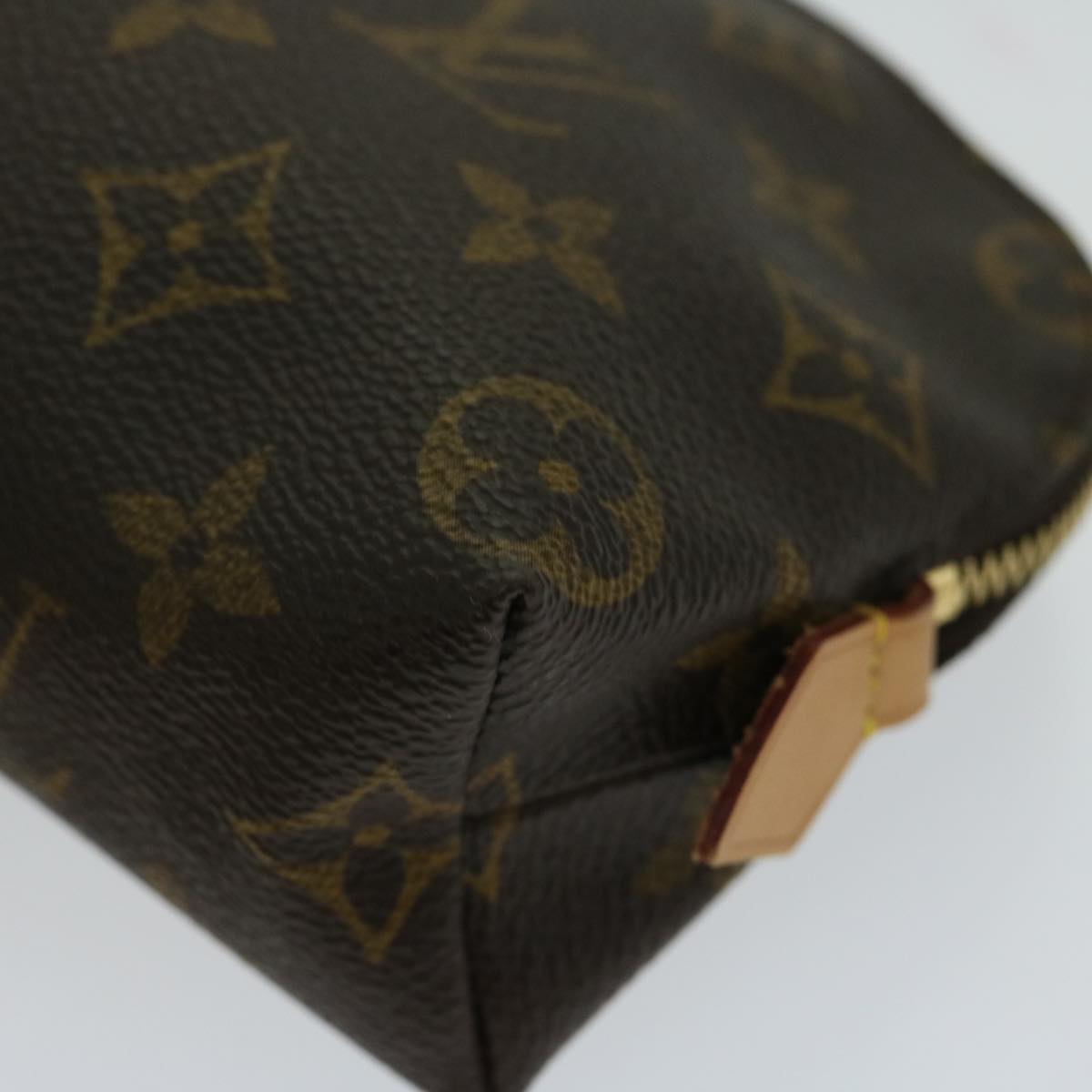 LOUIS VUITTON Monogram Pochette Cosmetic PM Cosmetic Pouch M47515 Auth am5831A