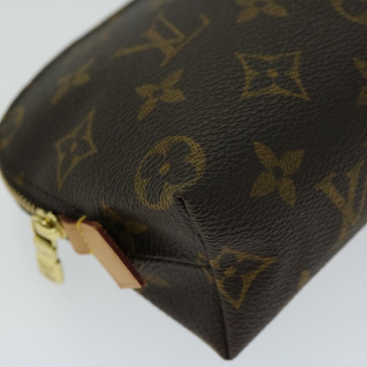 LOUIS VUITTON Monogram Pochette Cosmetic PM Cosmetic Pouch M47515 Auth am5831A