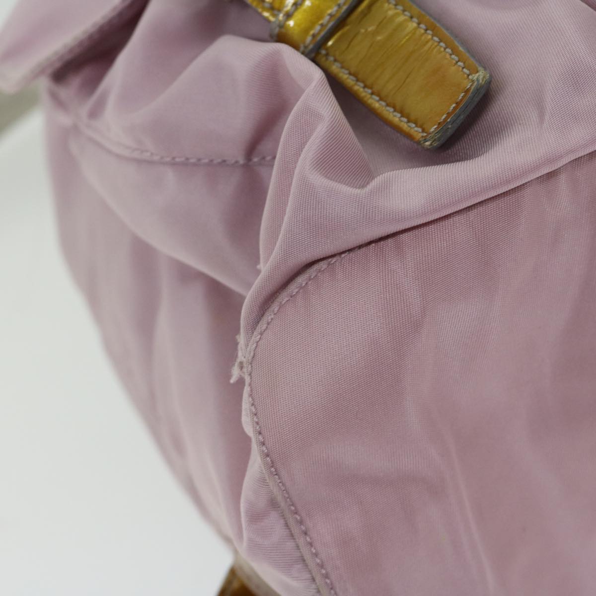 PRADA Backpack Nylon Pink Auth am5834