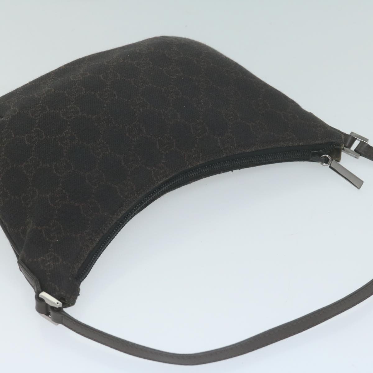 GUCCI GG Canvas Shoulder Bag Brown 32160 Auth am5836