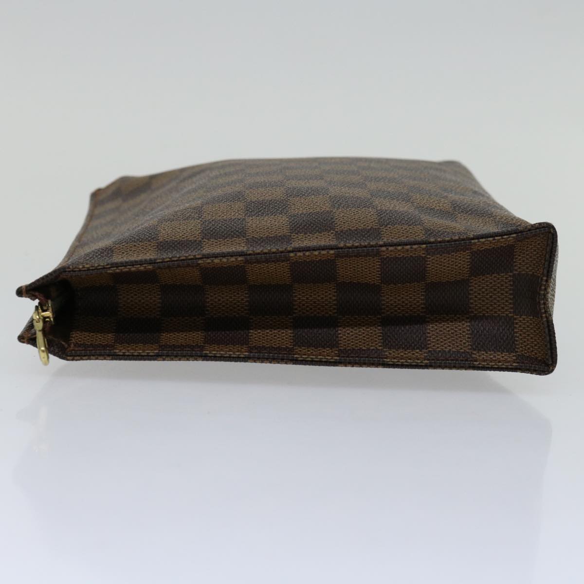 LOUIS VUITTON Damier Ebene Poche Toilette 26 Pouch N47543 LV Auth am5837