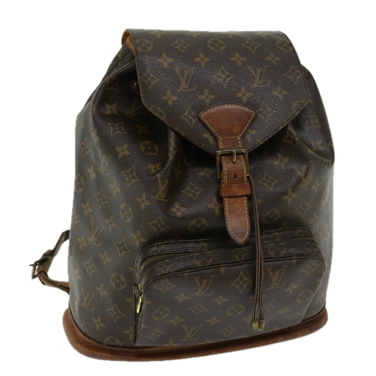 LOUIS VUITTON Monogram Montsouris GM Backpack M51135 LV Auth am5839