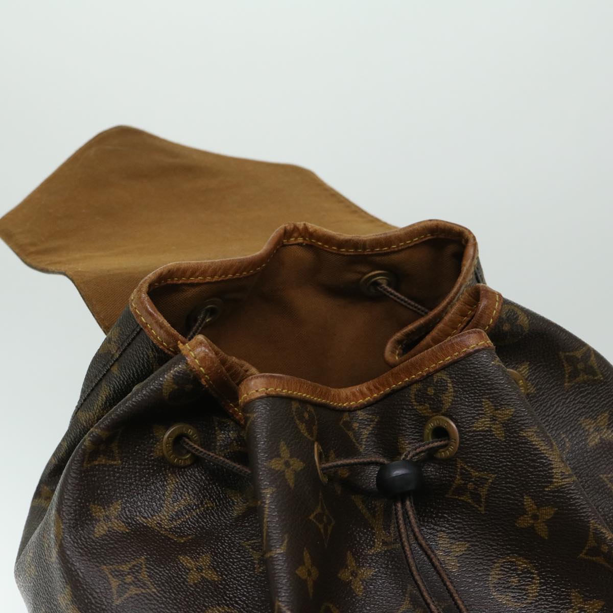 LOUIS VUITTON Monogram Montsouris GM Backpack M51135 LV Auth am5839