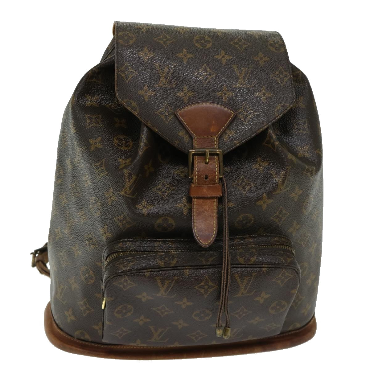 LOUIS VUITTON Monogram Montsouris GM Backpack M51135 LV Auth am5839