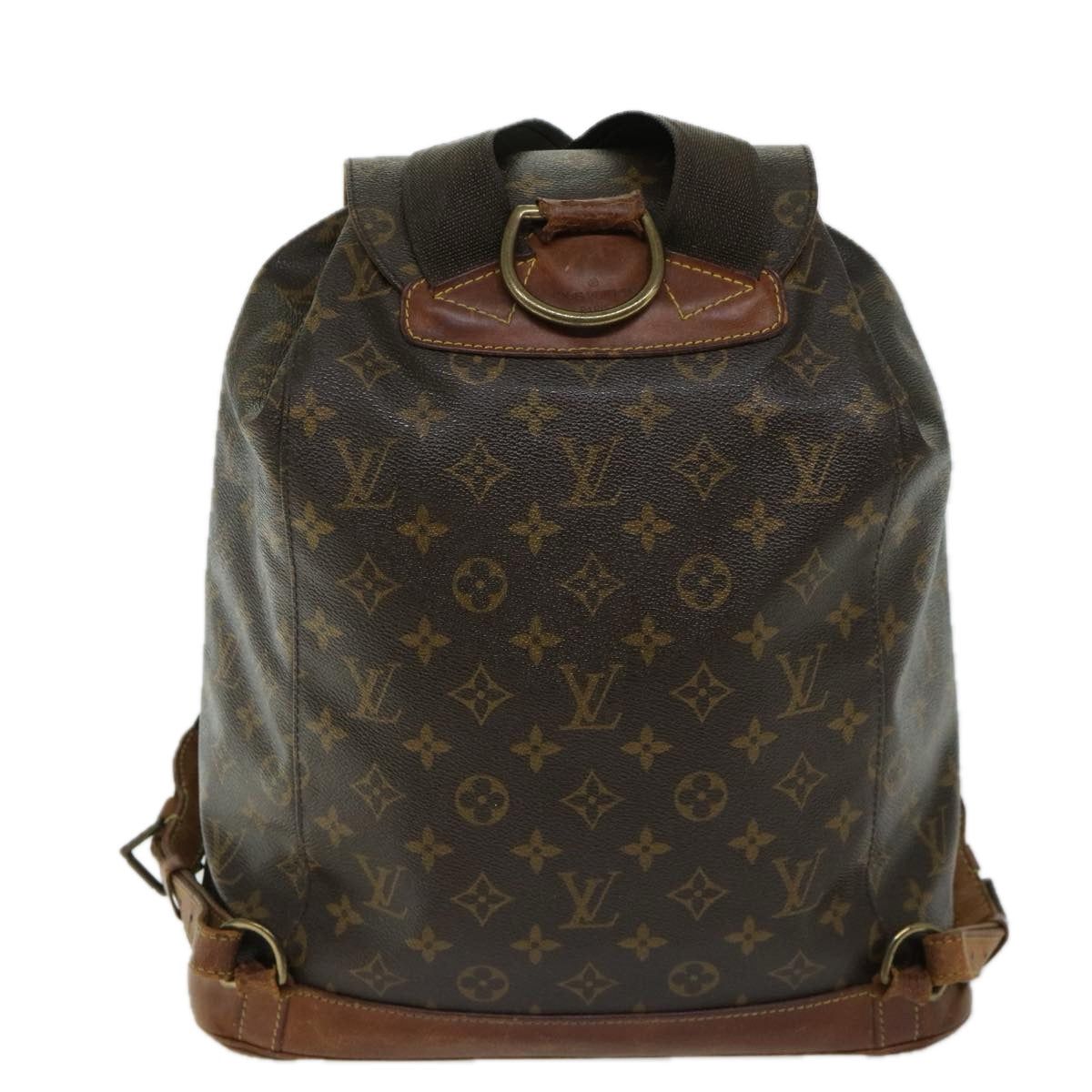 LOUIS VUITTON Monogram Montsouris GM Backpack M51135 LV Auth am5839