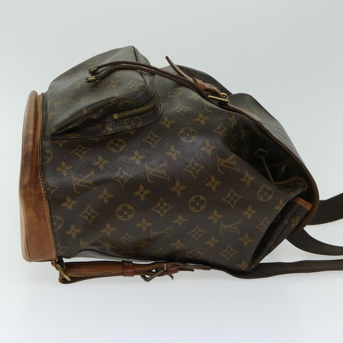 LOUIS VUITTON Monogram Montsouris GM Backpack M51135 LV Auth am5839