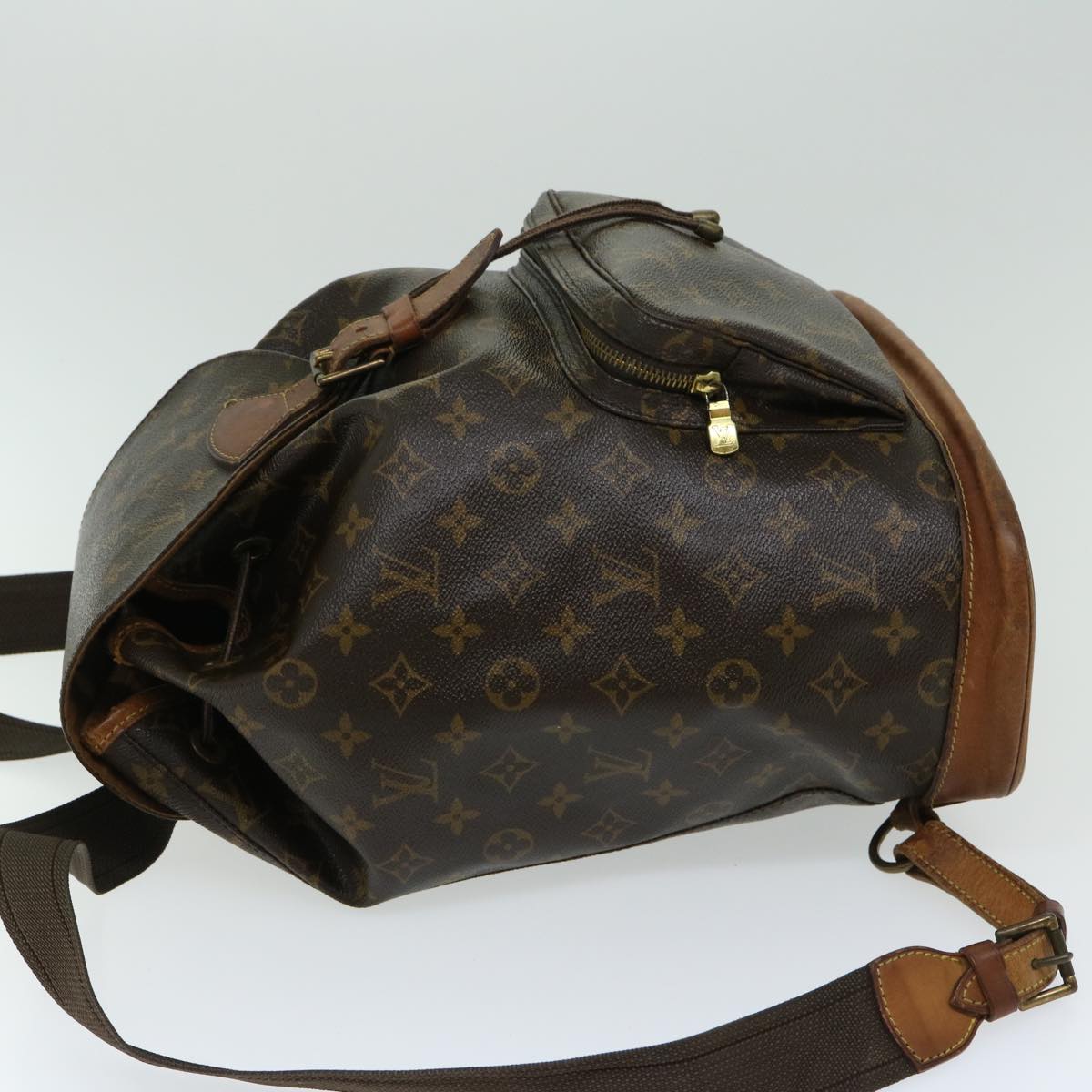 LOUIS VUITTON Monogram Montsouris GM Backpack M51135 LV Auth am5839