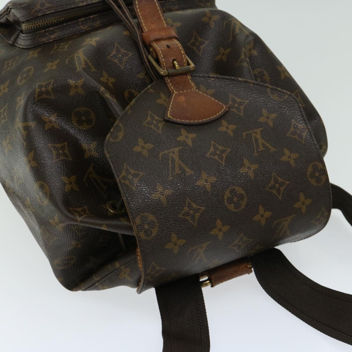 LOUIS VUITTON Monogram Montsouris GM Backpack M51135 LV Auth am5839