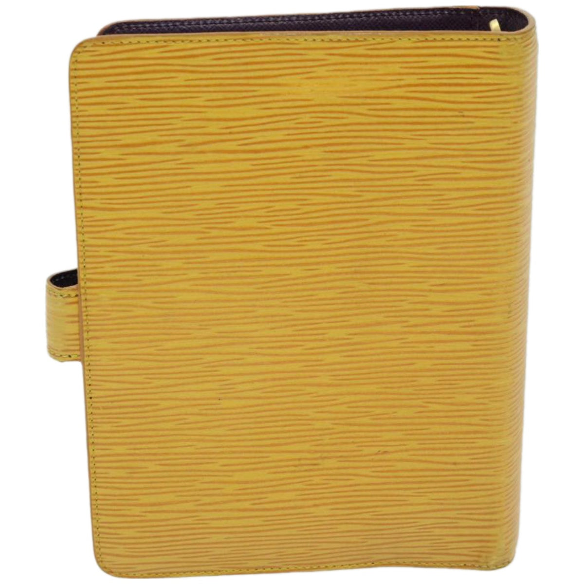 LOUIS VUITTON Epi Agenda MM Day Planner Cover Yellow R20049 LV Auth am5847