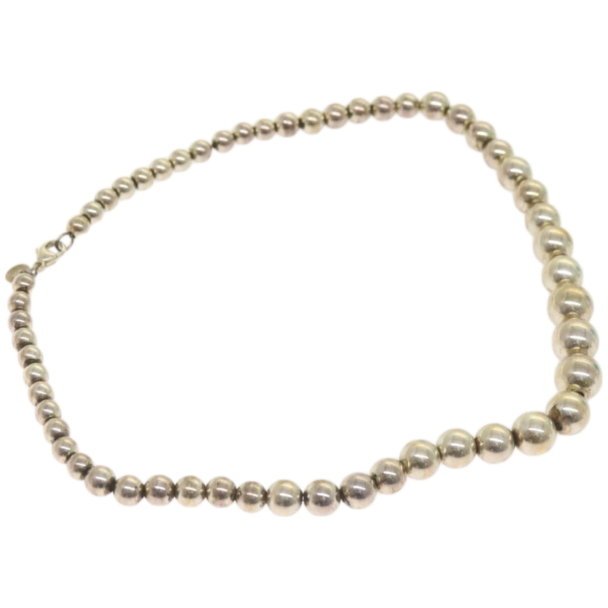 TIFFANY&Co. Pearl Necklace Ag925 Silver Auth am5862