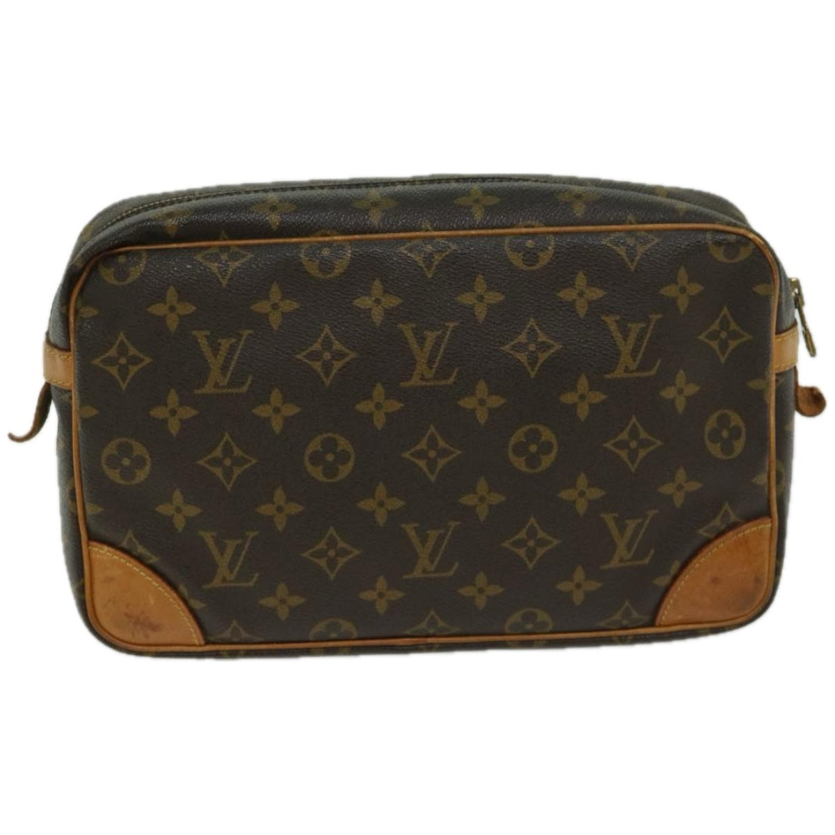 LOUIS VUITTON Monogram Compiegne 28 Clutch Bag M51845 LV Auth am5868