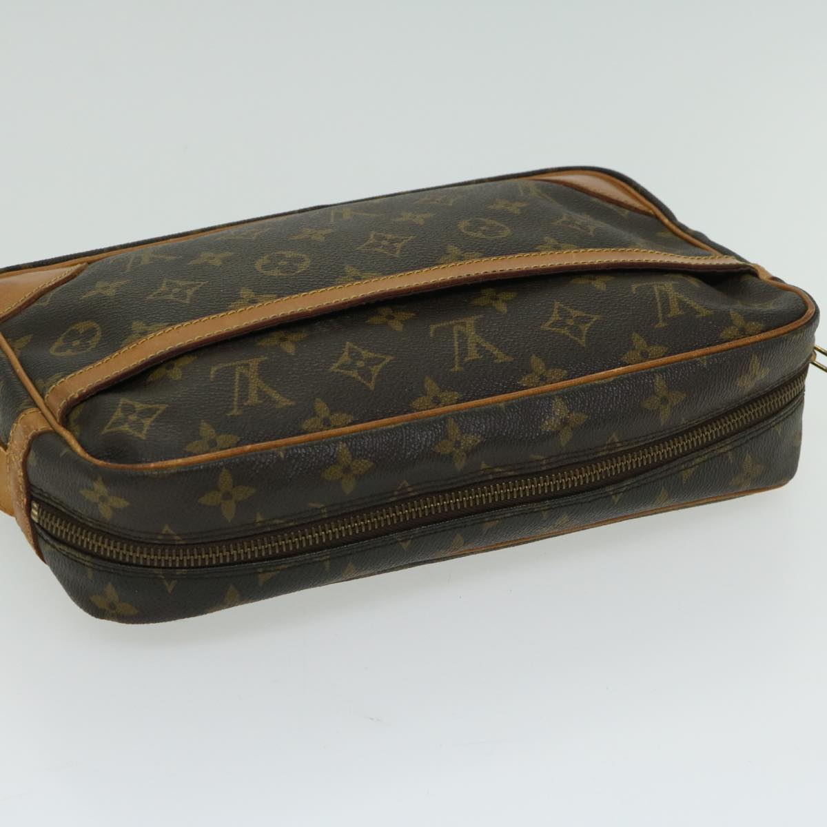 LOUIS VUITTON Monogram Compiegne 28 Clutch Bag M51845 LV Auth am5868