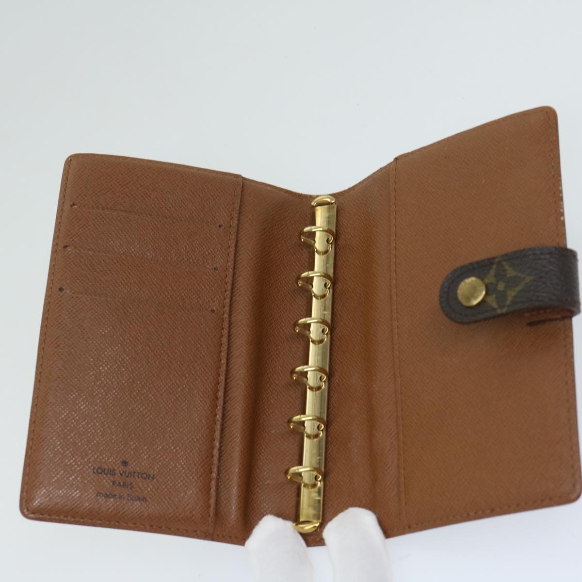 LOUIS VUITTON Monogram Agenda PM Day Planner Cover R20005 LV Auth am5892